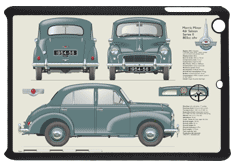 Morris Minor 4dr saloon Series II 1954-56 Small Tablet Covers